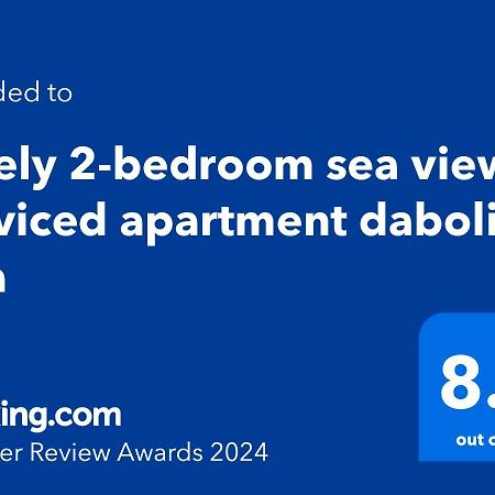 Lovely 2-Bedroom Sea View Serviced Apartment Dabolim Goa Extérieur photo