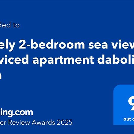 Lovely 2-Bedroom Sea View Serviced Apartment Dabolim Goa Extérieur photo